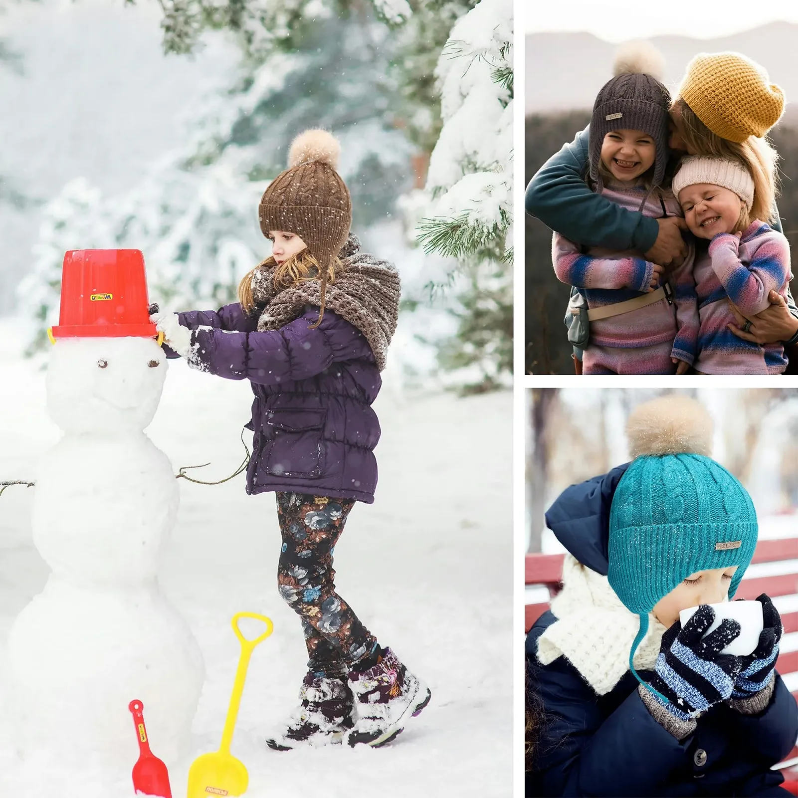 В'язана дитяча шапка ZLYC з помпоном, фото №8 В'язана дитяча шапка ZLYC з помпоном, фото №8