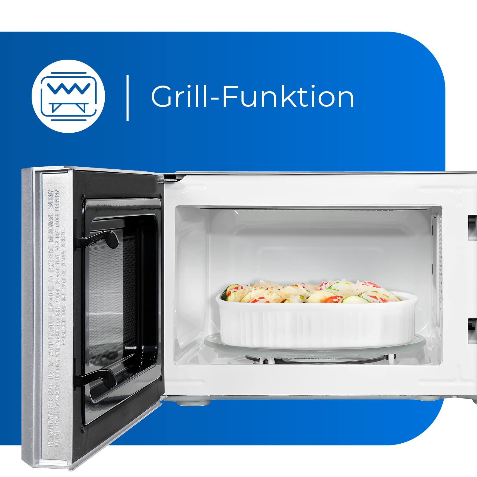 Микроволновая печь Exquisit MW717-070G 20 L 700 W / 900 W Silver, фото №5