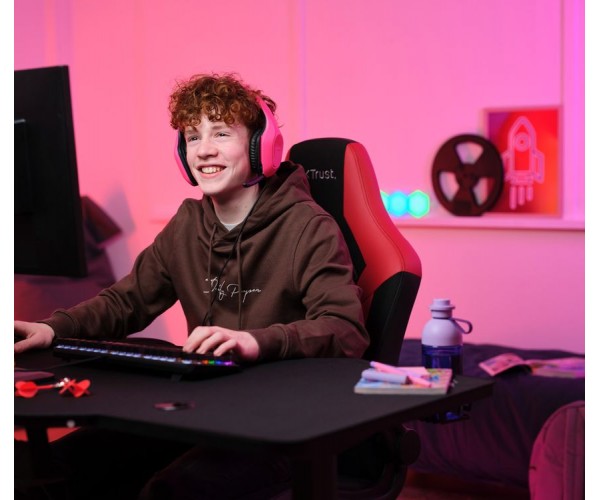 Trust Гарнітура GXT 415 ZIROX 3.5мм, рожевий, фото №2 Trust Гарнітура GXT 415 ZIROX 3.5мм, рожевий, фото №2