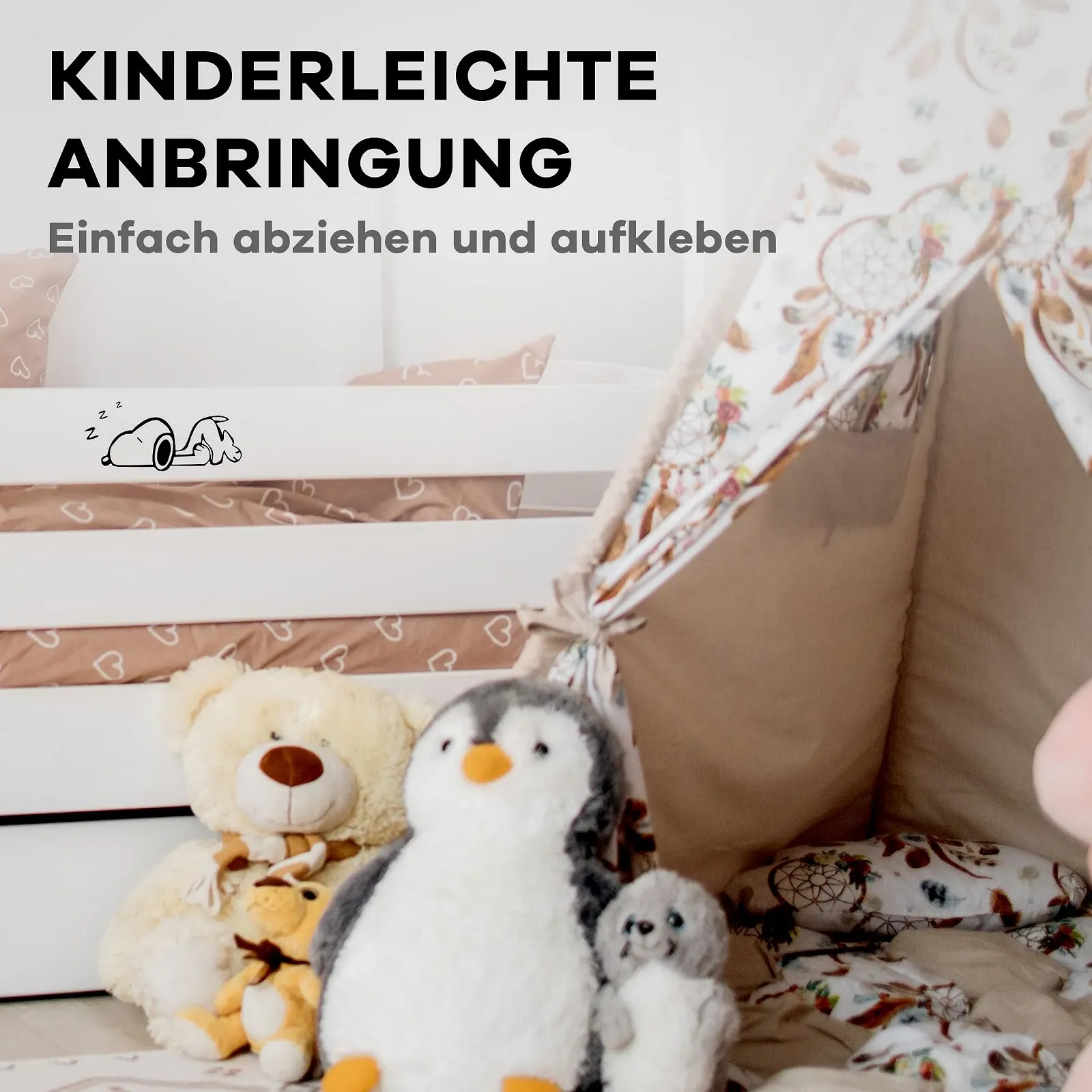 Наклейки на стіну Snoopy Nap для вимикачів та розеток набір 2 шт. 9 х 4 см плівкові, фото №6