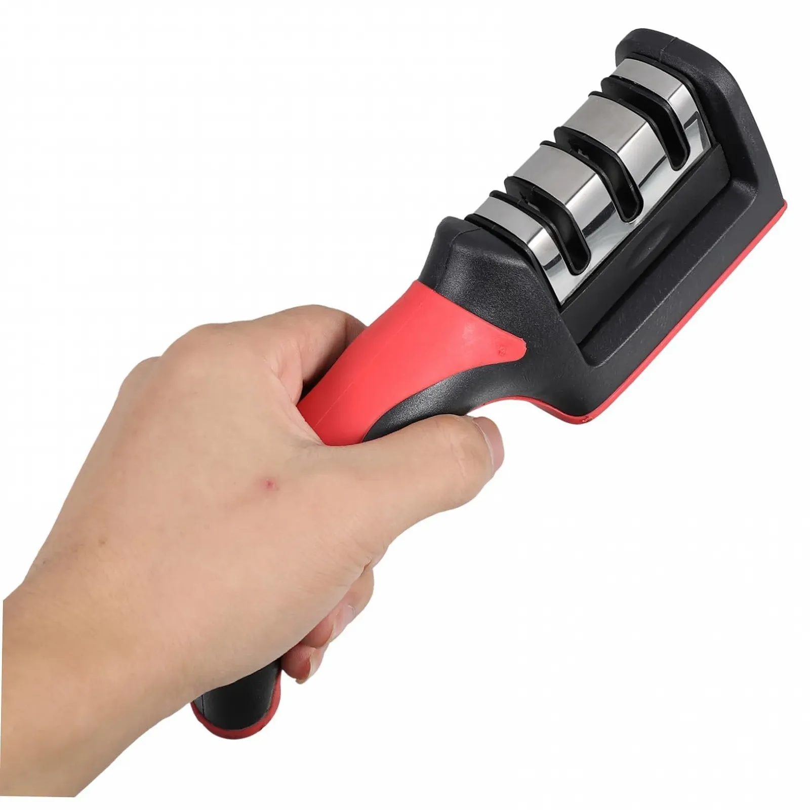 Точилка для ножів Zerodeko ручна нержавіюча сталь Чорна, фото №9