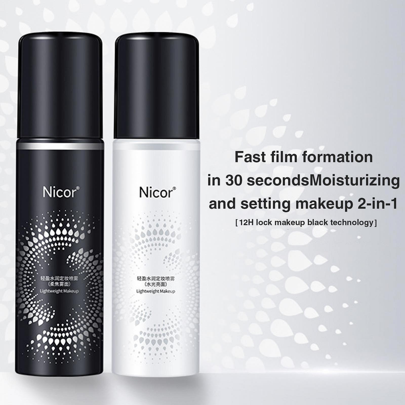 Фіксуючий спрей Makeup для обличчя довготривалий матовий ефект контроль масла зволоження освітлення літо подорожі повсякденний, фото №2