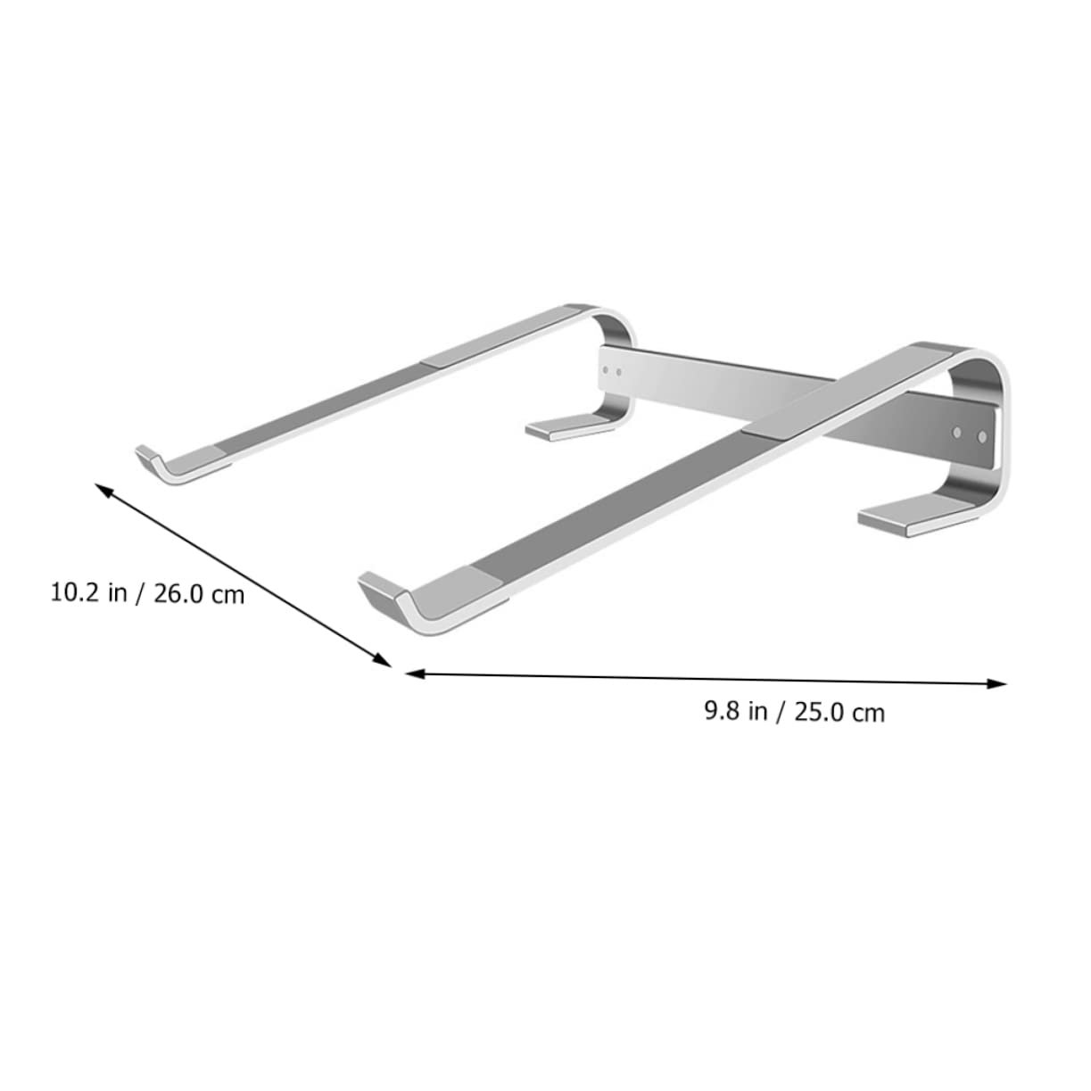Подставка для ноутбука Homoyoyo Алюминиевый сплав Серебристый, фото №6