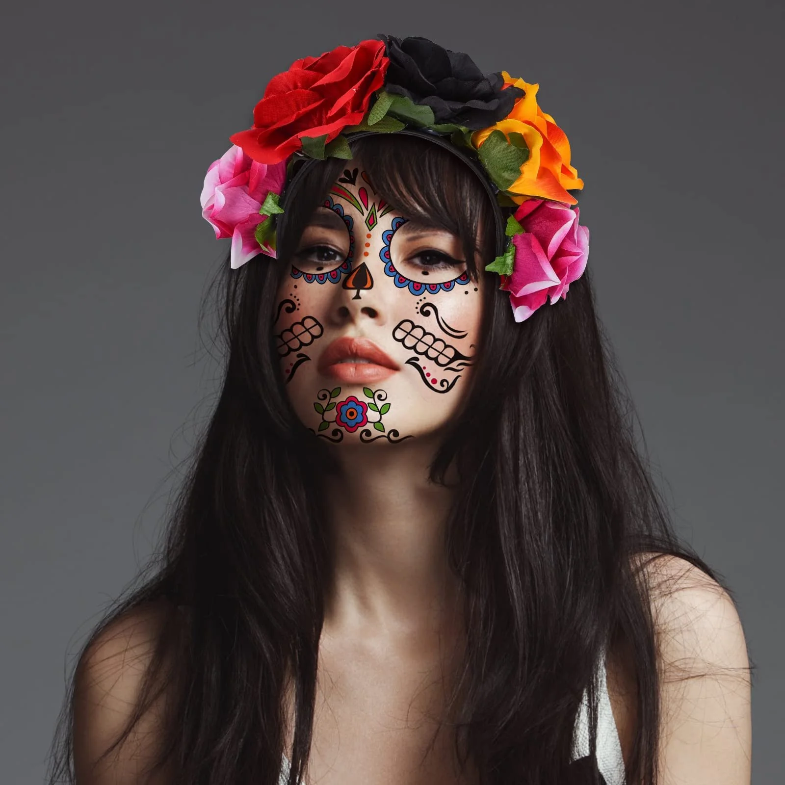 Обруч для волос с цветами Herefun, фото №5