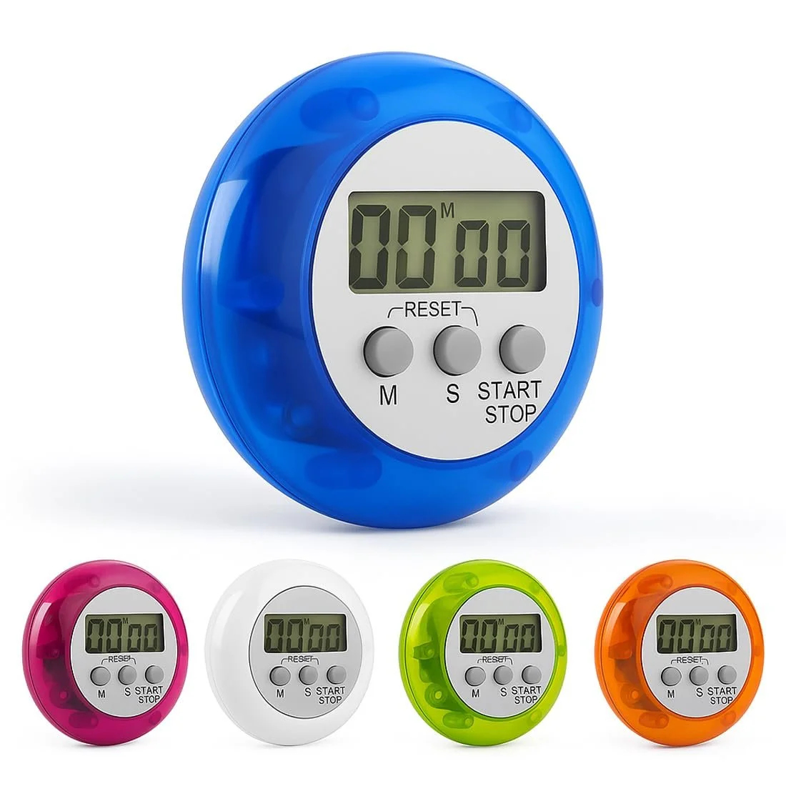 Цифровой кухонный таймер C16CS LCD Магнит Battery Operated Black/Silver, фото №3