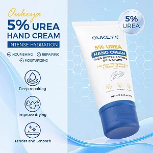 Крем для рук OUKEYA с мочевиной, 50 г, для всех типов кожи, с кокосовым маслом и экстрактом меда synthetic.ua - Фото 1