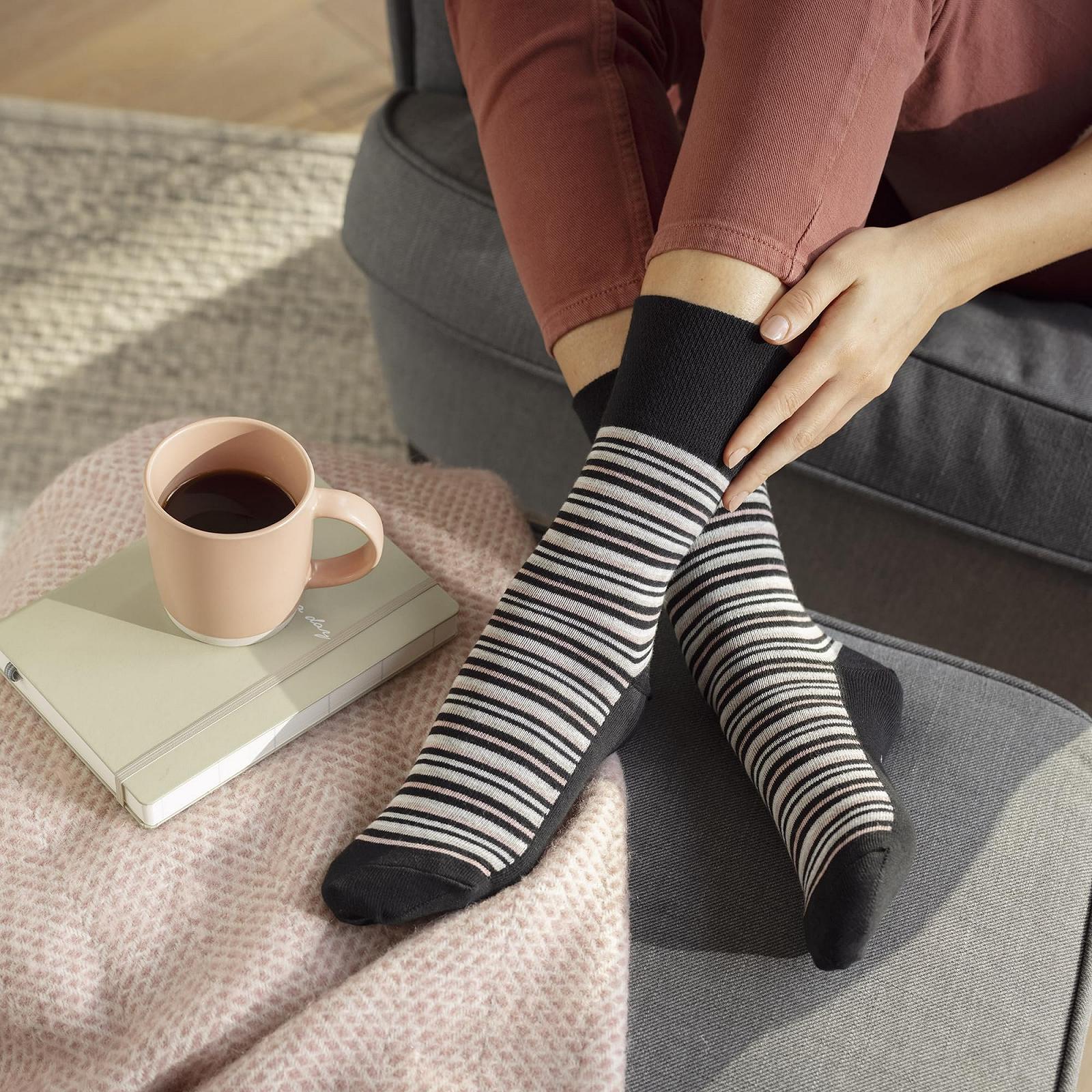 Жіночі шкарпетки SOCK SHOP GENTLE GRIP Бавовна, 12 пар, фото №5