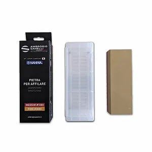 Точильний камінь Sanelli Ambrogio Naniwa Basic Stone 2-в-1 комбінований зернистість #1000 та #3000 - Фото 1
