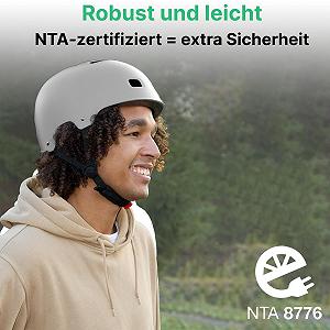 Шолом GOOFF скейт CE & NTA сертифікований для дорослих та дітей, також може використовуватись як велосипедний та S-Pedelec synthetic.ua - Фото 1