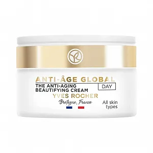 Денний крем Yves Rocher Anti-Age Global Corrective антивіковий догляд для всіх типів шкіри 50 мл - Фото 1