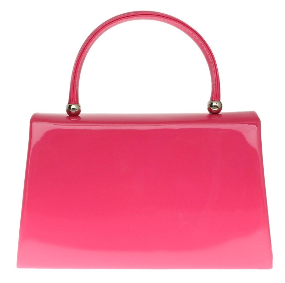 Клатч Girly Handbags лакированный, женский, маленький жесткий, фото №3