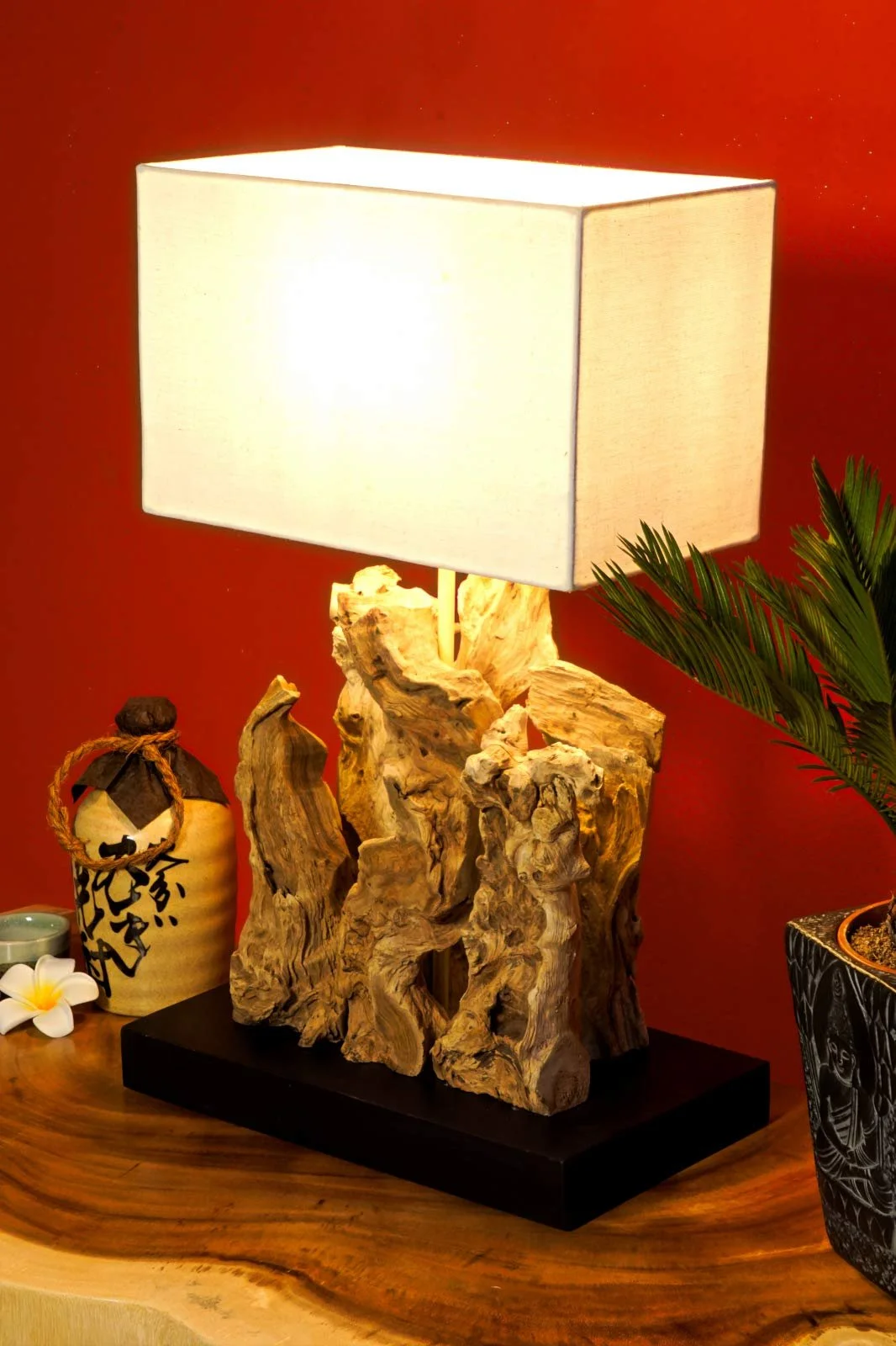 Настільна лампа Maui Дрифтвуд E27 57 x 35 см, фото №4