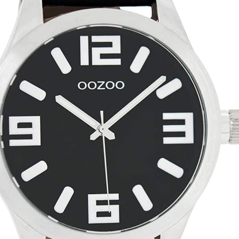 Женские часы Oozoo Ремешок кожаный Черный C1054, фото №2