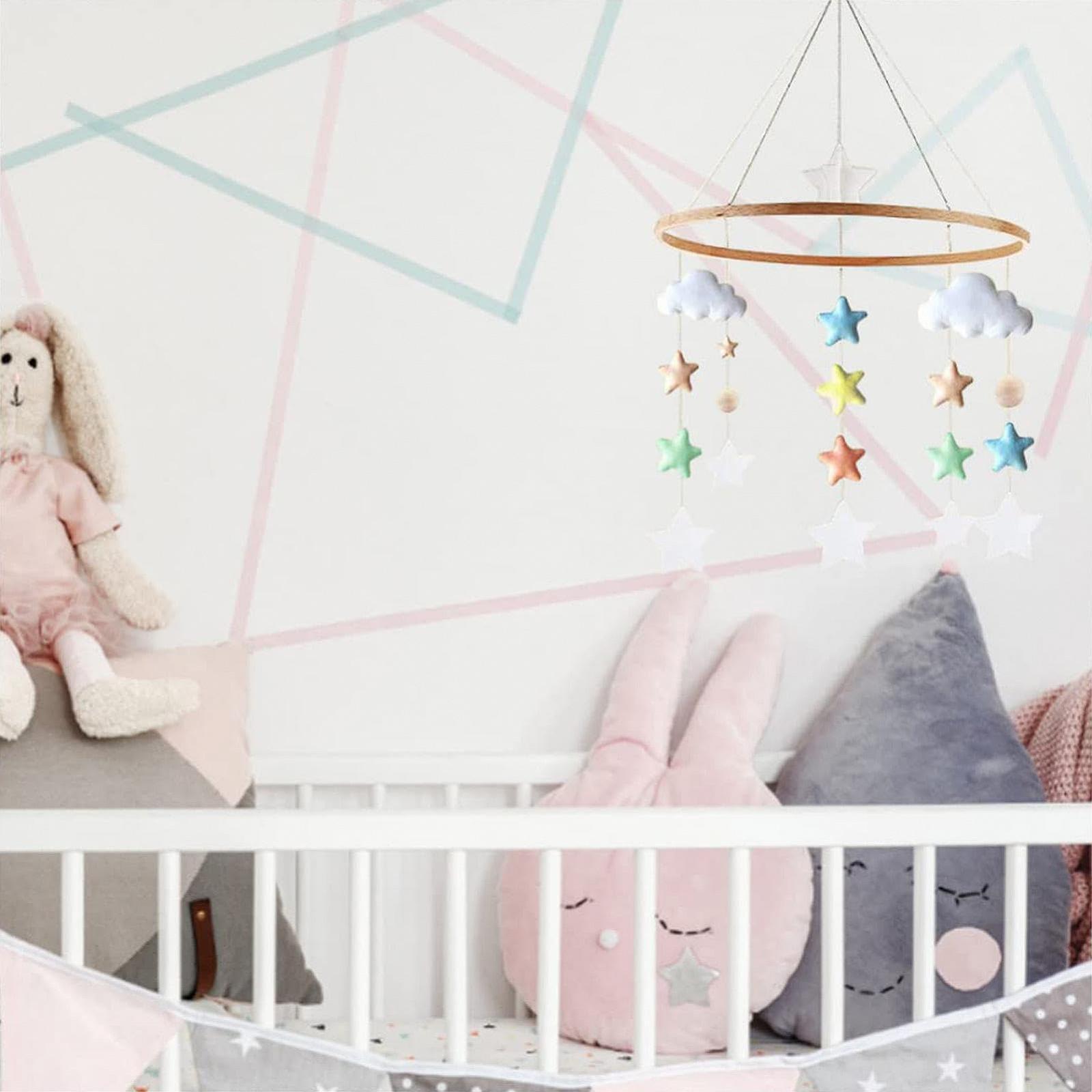 Мобиль Oseczmut Baby Mobile Kit Деревянный Набор Круглый Ветряной Колокол Декор для Детей и Девочек, фото №2
