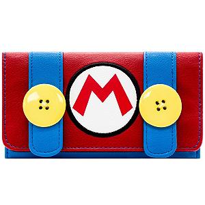 Кошелек Mario Party Classic Plumbers Outfit Bi-Fold с карманом для монет и держателем для карт Красный synthetic.ua - Фото 1