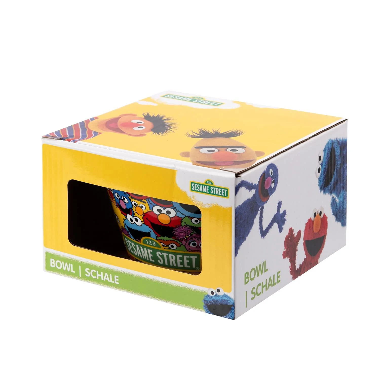 Миска United Labels Sesame Street Все Друзья, фарфоровая, 500 мл, фото №3