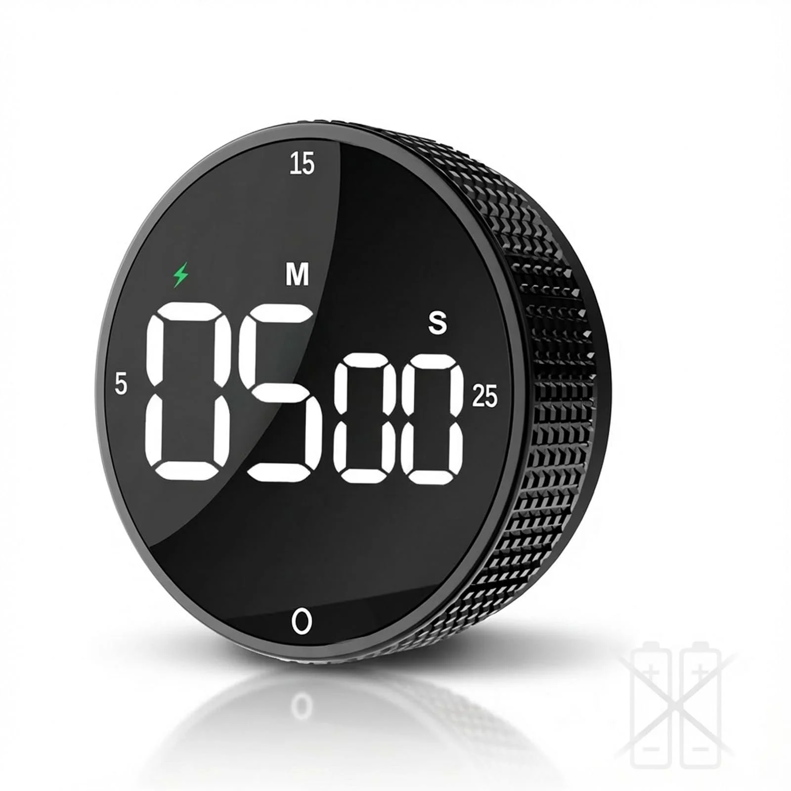 Цифровой кухонный таймер магнитный LED-дисплей 3 пресета 3 уровня громкости, фото №1 Цифровой кухонный таймер магнитный LED-дисплей 3 пресета 3 уровня громкости, фото №1