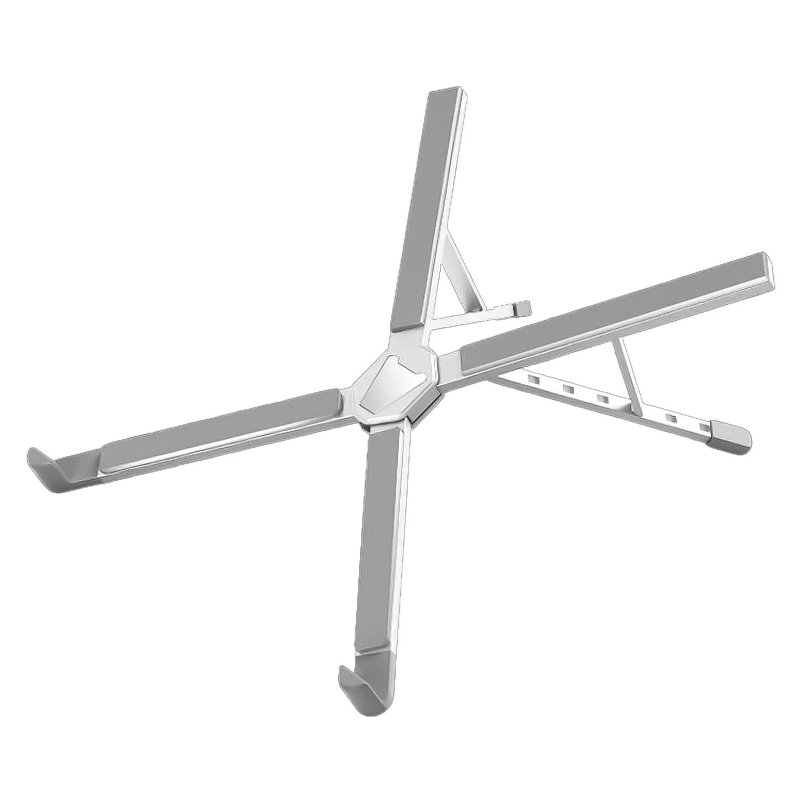 Подставка для ноутбука алюминиевая регулируемая эргономичная с охлаждением USB Type C PD100W адаптером, фото №3 Подставка для ноутбука алюминиевая регулируемая эргономичная с охлаждением USB Type C PD100W адаптером, фото №3