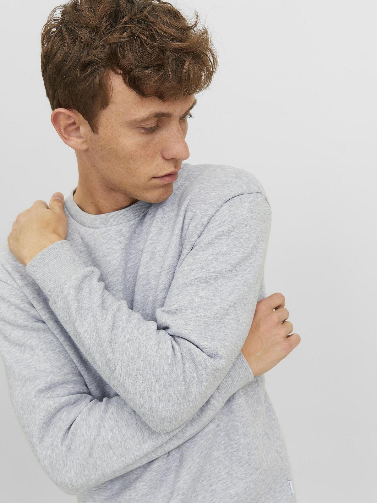 Чоловічий світшот JACK & JONES Однотонний світшот, фото №9
