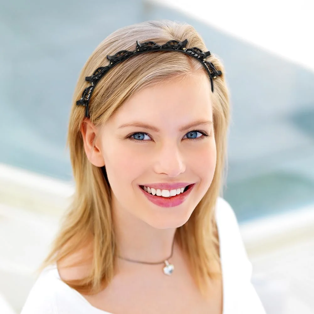 Обруч для волосся з затискачами LOPHE, фото №6