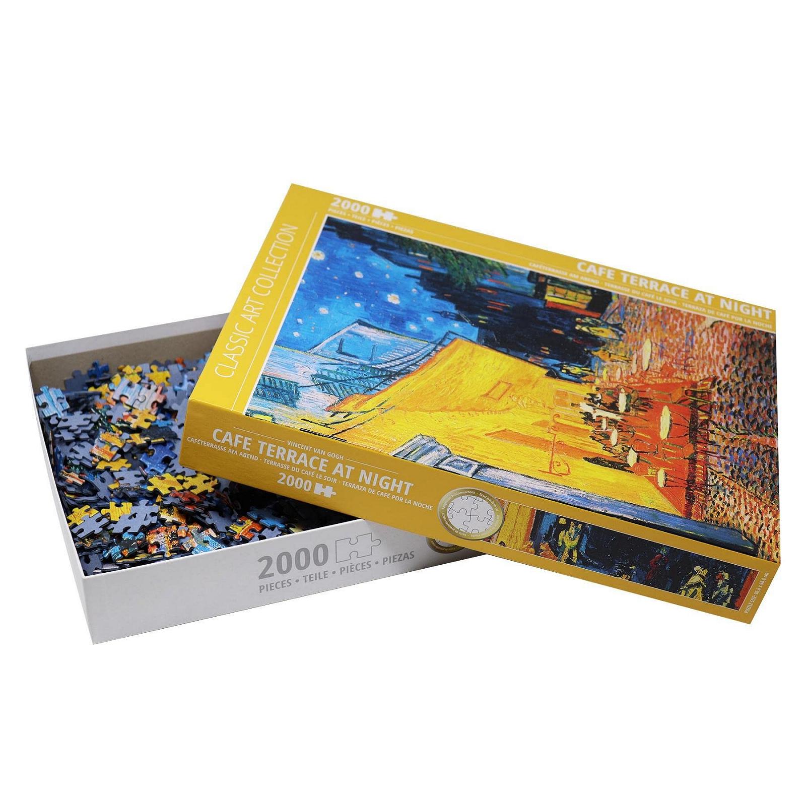 Пазл Close Up Premium Cafe Terrace in the Evening by Van Gogh 2000 элементов 68,8 x 96,6 см, фото №4