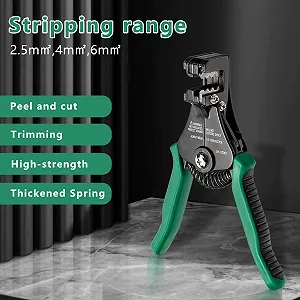 Стриппер автоматический Photovoltaic Solar 2.5/4/6 мм² многофункциональный synthetic.ua - Фото 1