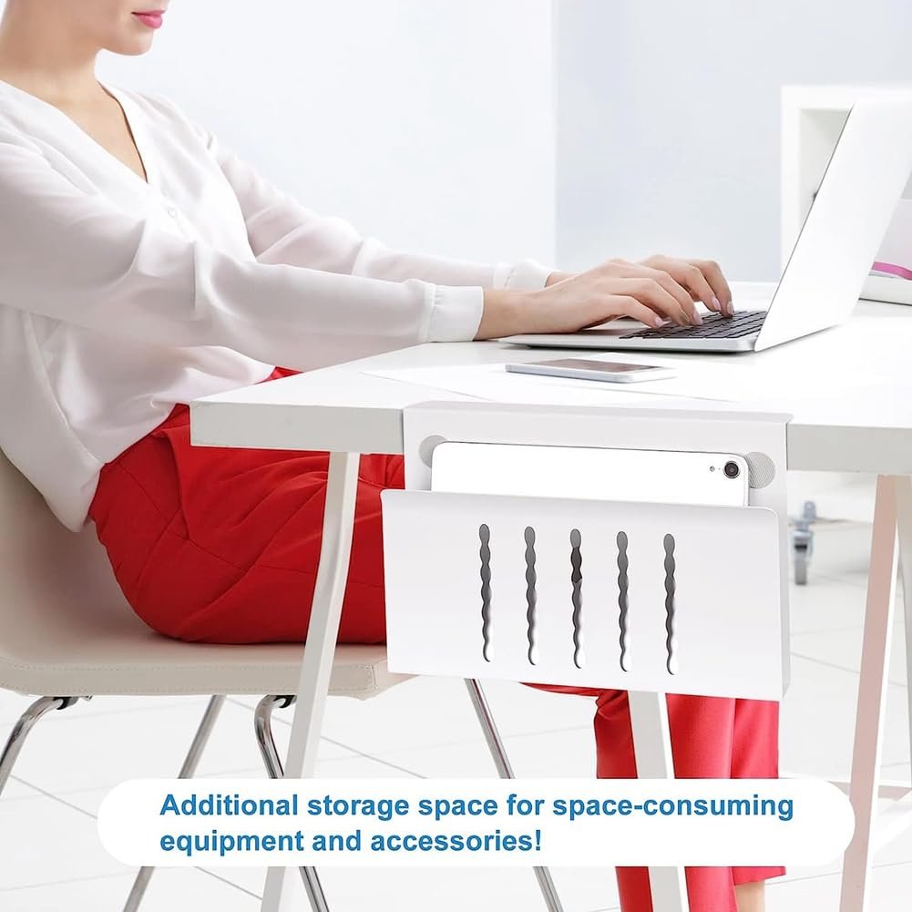 Подставка для ноутбука стальная к столу сбоку, нагрузка 3 кг, B, фото №4