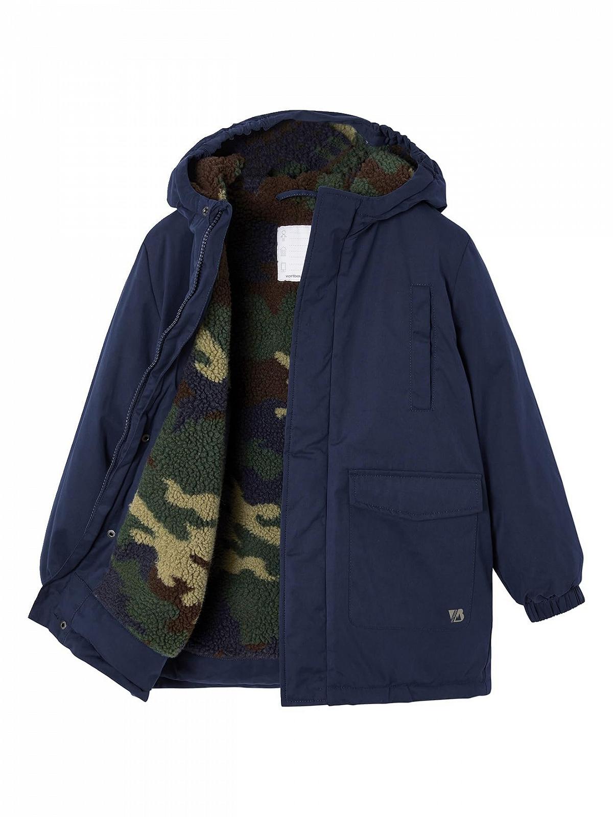 Зимова куртка Vertbaudet з підкладкою з флісу Teddy та переробленого поліестеру для хлопчиків, фото №1 Зимова куртка Vertbaudet з підкладкою з флісу Teddy та переробленого поліестеру для хлопчиків, фото №1