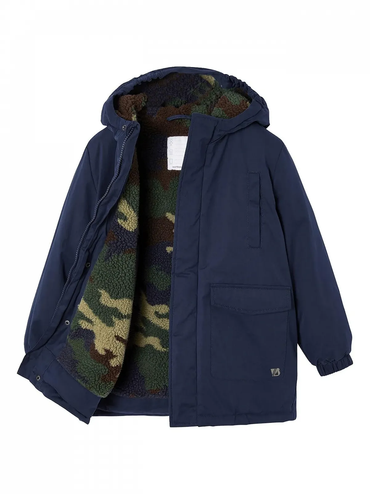 Зимова куртка Vertbaudet з підкладкою з флісу Teddy та переробленого поліестеру для хлопчиків, фото №1 Зимова куртка Vertbaudet з підкладкою з флісу Teddy та переробленого поліестеру для хлопчиків, фото №1