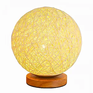 Настільна лампа Meichoon Rattan Ball LE17 USB - Фото 1