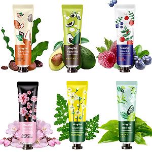 Набор кремов для рук, 6 шт мини-кремов для рук, подарочный набор, крем для рук для очень сухой потрескавшейся кожи рук женщин и мужчин, подарочный набор на День Святого Валентина, День матери - Фото 1