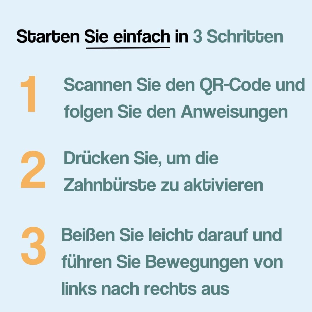 Електрична зубна щітка Y-Brush Kids NylonStart Set Синя, фото №3