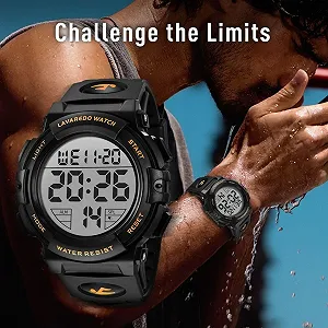 Цифровий спортивний годинник для чоловіків BEN NEVIS Водонепроникни 5 ATM synthetic.ua - Фото 1