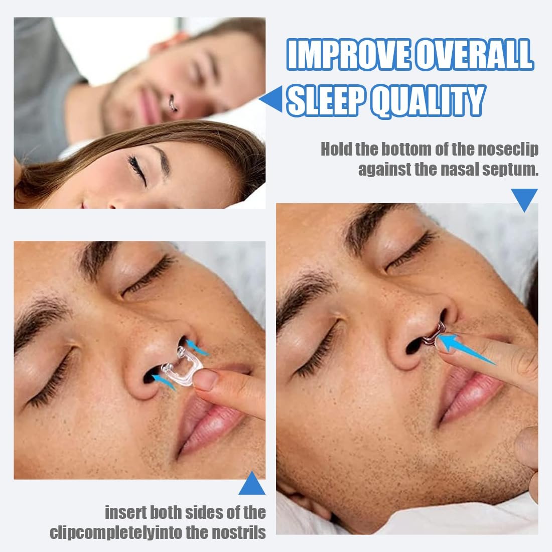 Клипса против храпа (12 шт.) многократная, фото №6