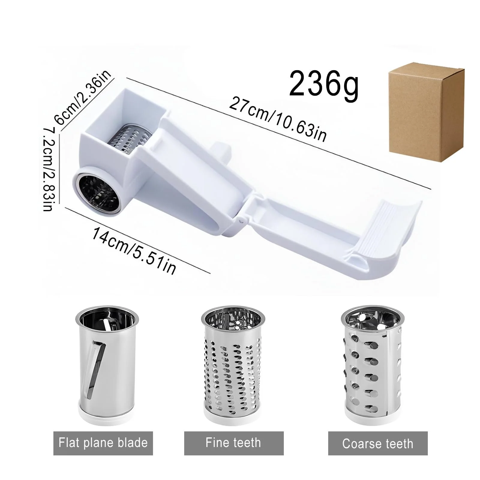 Терка 3-в-1 Berglander для творога, с ручкой, фото №2 Терка 3-в-1 Berglander для творога, с ручкой, фото №2