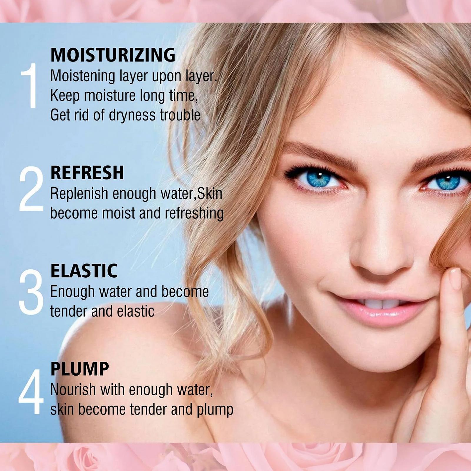 Тканинна маска для обличчя ARCHIDATE з екстрактом троянди, 5 шт. Зволожуюча, фото №3