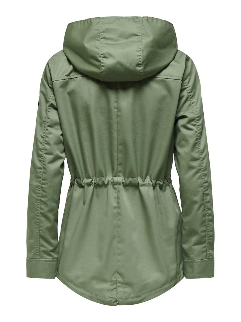 Женская переходная куртка ONLY ONLLorca Canvas Parka Легкая куртка с капюшоном, фото №3