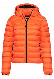 Куртка стеганая Superdry Classic с капюшоном, тёмно-синий - Фото 1