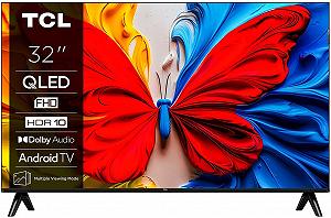 Купить Телевизор 32" TCL 32V5C / Full HD / 60 Гц / QLED / Smart TV / Wi-Fi / Bluetooth / T2 - Фото 1 Телевизор 32" TCL 32V5C / Full HD / 60 Гц / QLED / Smart TV / Wi-Fi / Bluetooth / T2 - Фото 1
