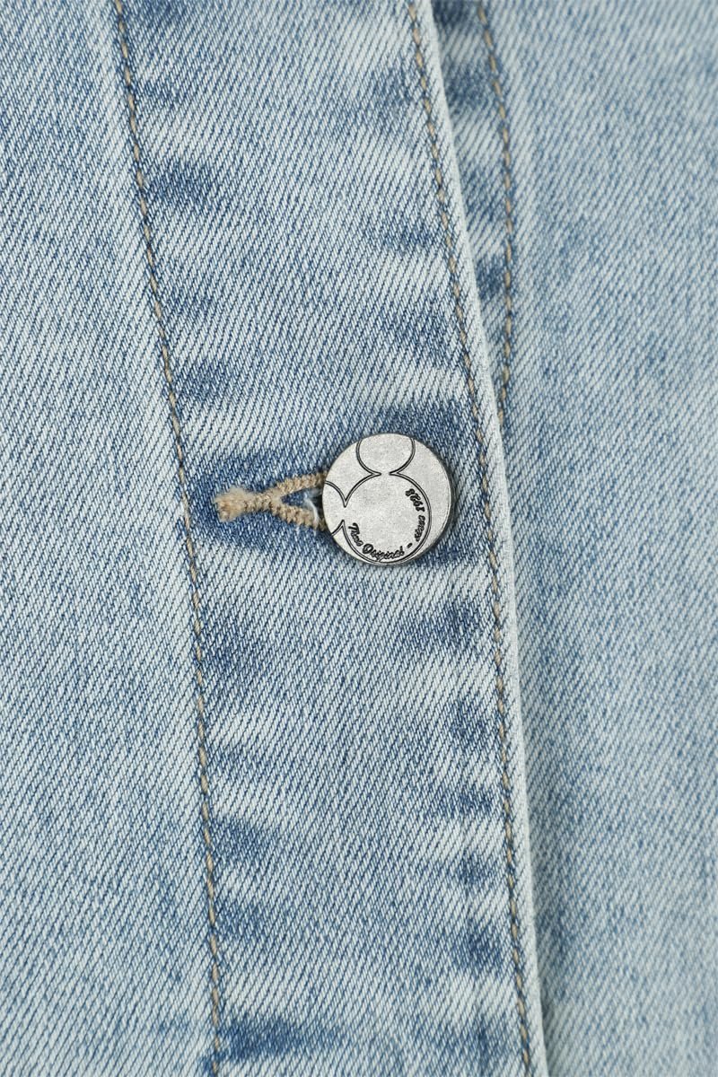 Джинсовая куртка Mickey Mouse Travel Issue Женская Деним / Синий Disney, Fan Merch, Films, фото №4