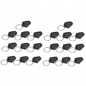 Фонарик Kisangel Брелок для ключей Светодиодный Мини-фонарик Противоударный брелок Мини-фонарик Подвеска для кошелька 20 шт, Как показано - Фото 1