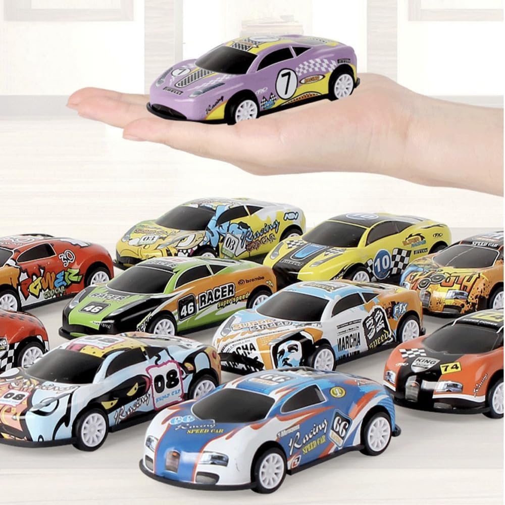 Игрушечная машина XUEHOU Mini Набор 8 штук Металлическая Инерционная Маленькие, фото №1