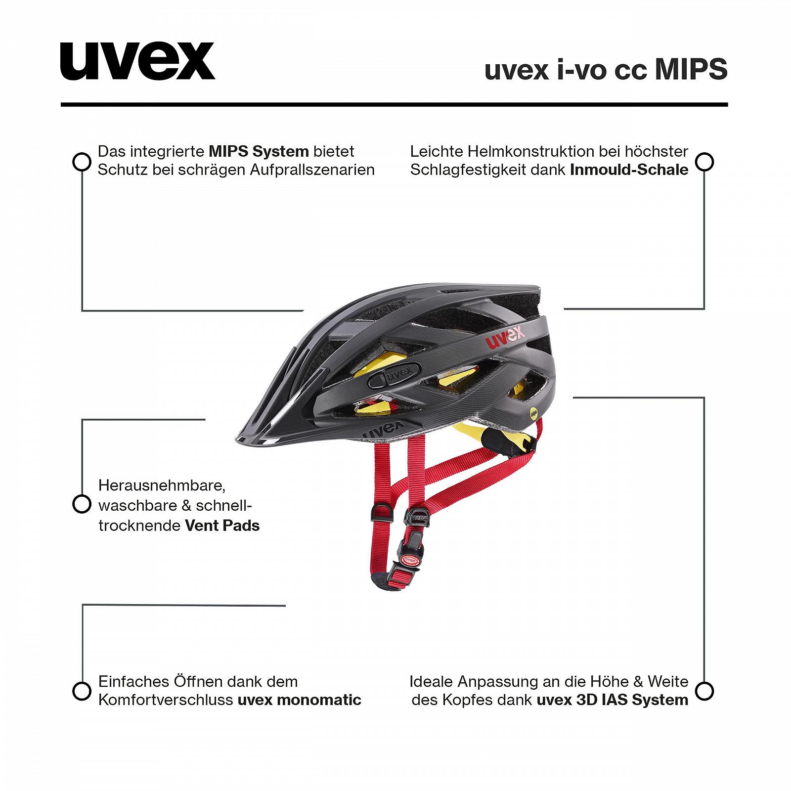 Шлем Uvex i-vo cc MIPS, характеристики, цвет, фото №5