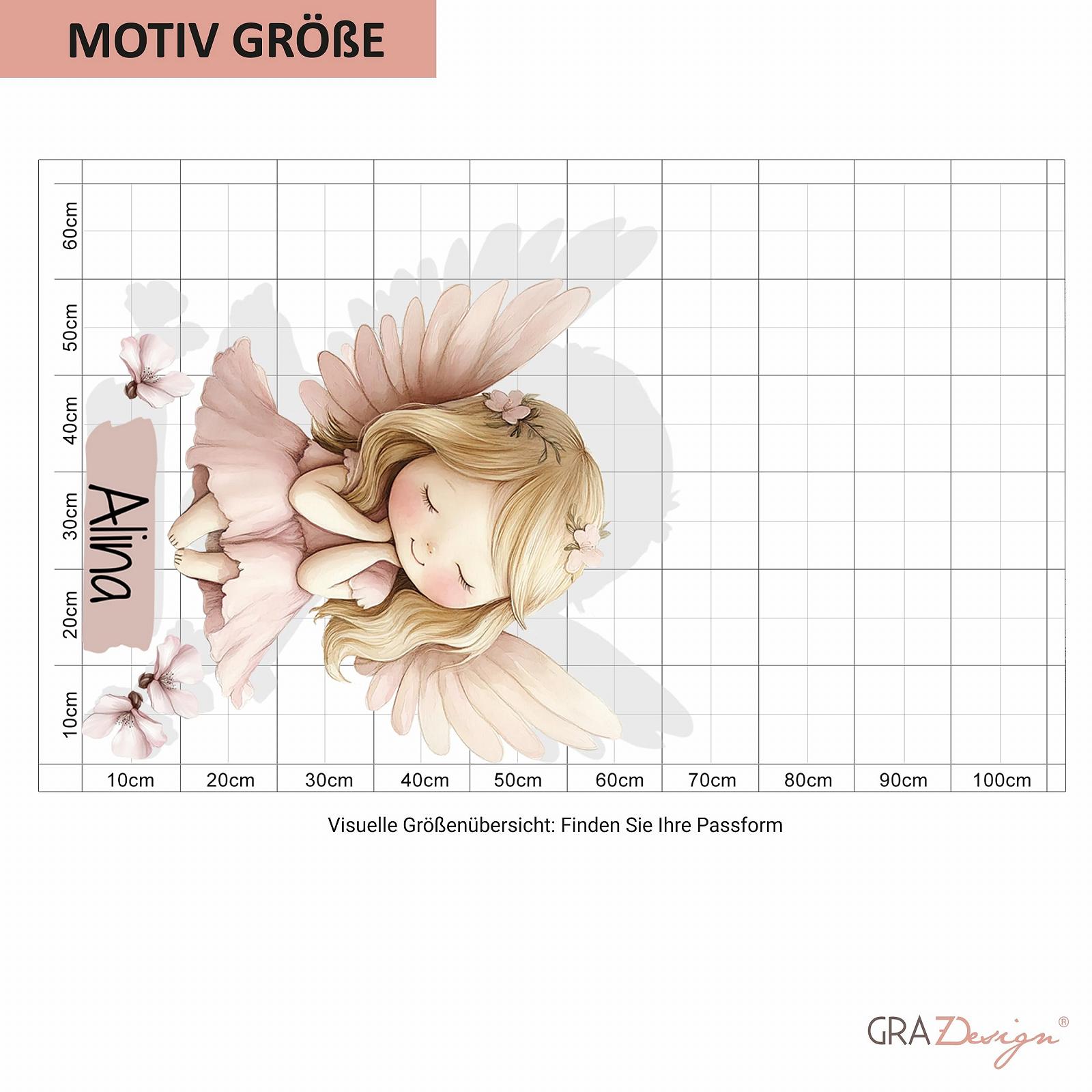 Наклейка на стіну GRAZDesign Фея Персоналізована 50 см, фото №3