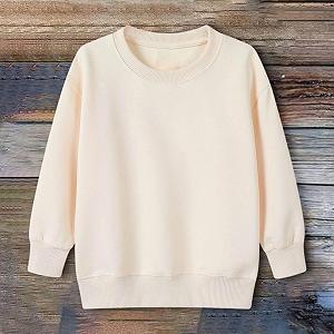 Толстовка Generisch детская однотонная с круглым вырезом, зимняя, с длинными рукавами, повседневная, мягкая, удобная, для ежедневной носки, базовая synthetic.ua - Фото 1