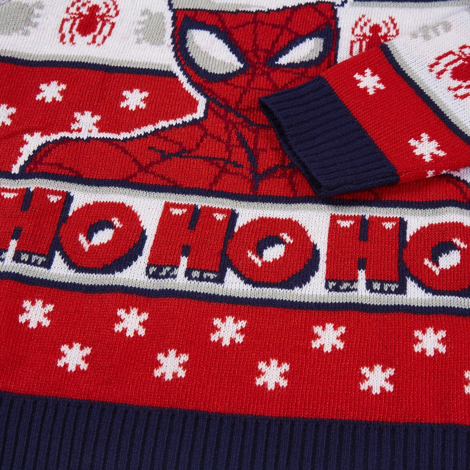 Джемпер Marvel Людина-павук Різдвяний, Акриловий в'язаний дитячий джемпер, фото №2