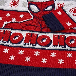Джемпер Marvel Людина-павук Різдвяний, Акриловий в'язаний дитячий джемпер synthetic.ua - Фото 1