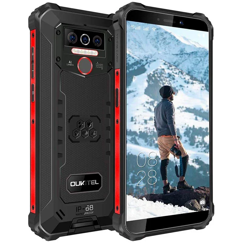 Смартфон 5.5" Oukitel WP5 4/32Gb 4G 2-SIM NFC 13/5Мп 4 ядра Android 10 Black, фото №2