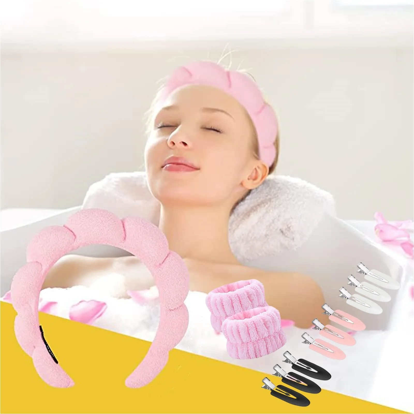 Обруч для волос Розовая, фото №7