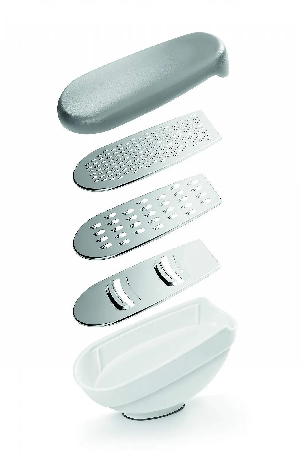 Терка Metaltex 199709080 з контейнером, пластик, нержавіюча сталь, звичайна, фото №4